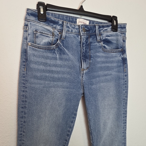 DRIFTWOOD Colette Floral Cropped Jean Mid Rise Boho Size 27 - Picture 3 of 15